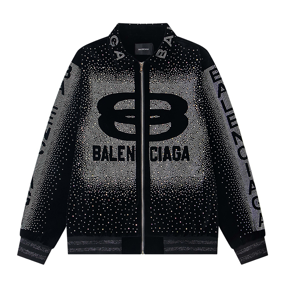 Classic Letters No.26 Hot Diamond Long Sleeved Jackets