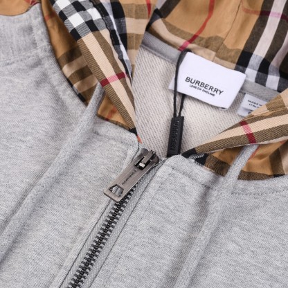 Classic Plaid Print Long Sleeve Zipper Hoodies