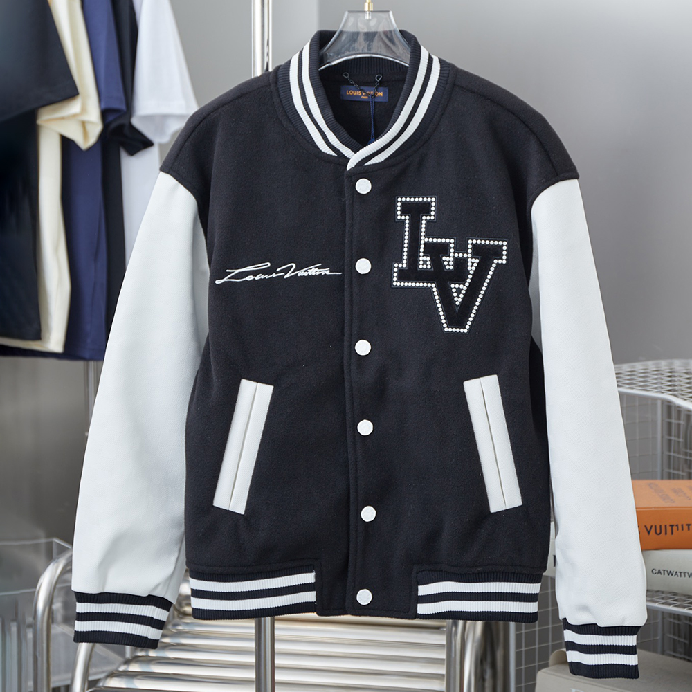 Hot Diamond Splicing Long Sleeved Baseball Jackets