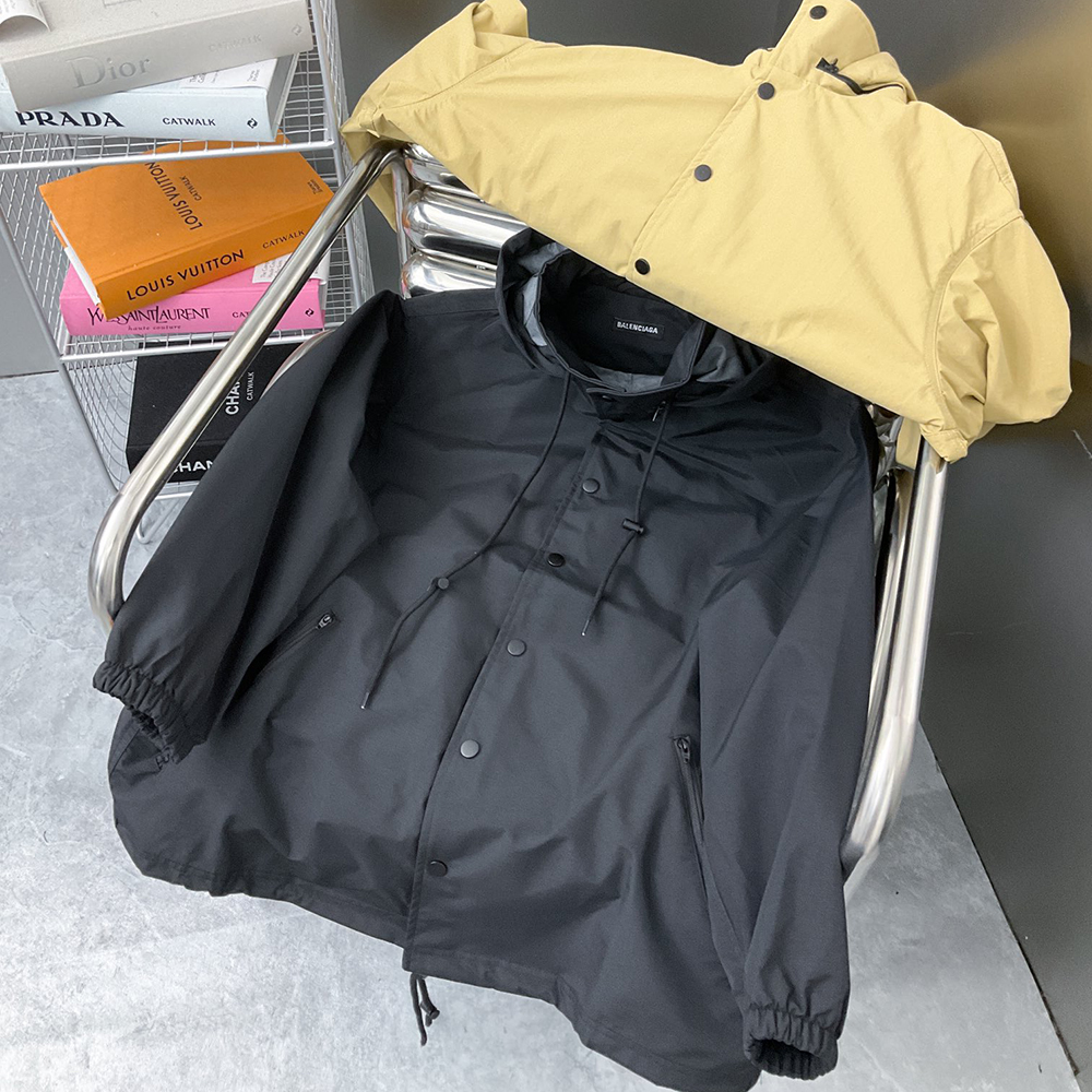 Letter Long Sleeved Pocket Jackets