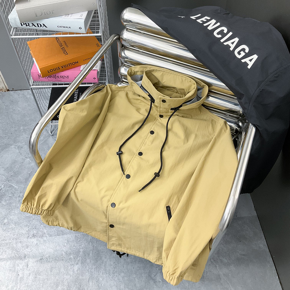 Letter Long Sleeved Pocket Jackets