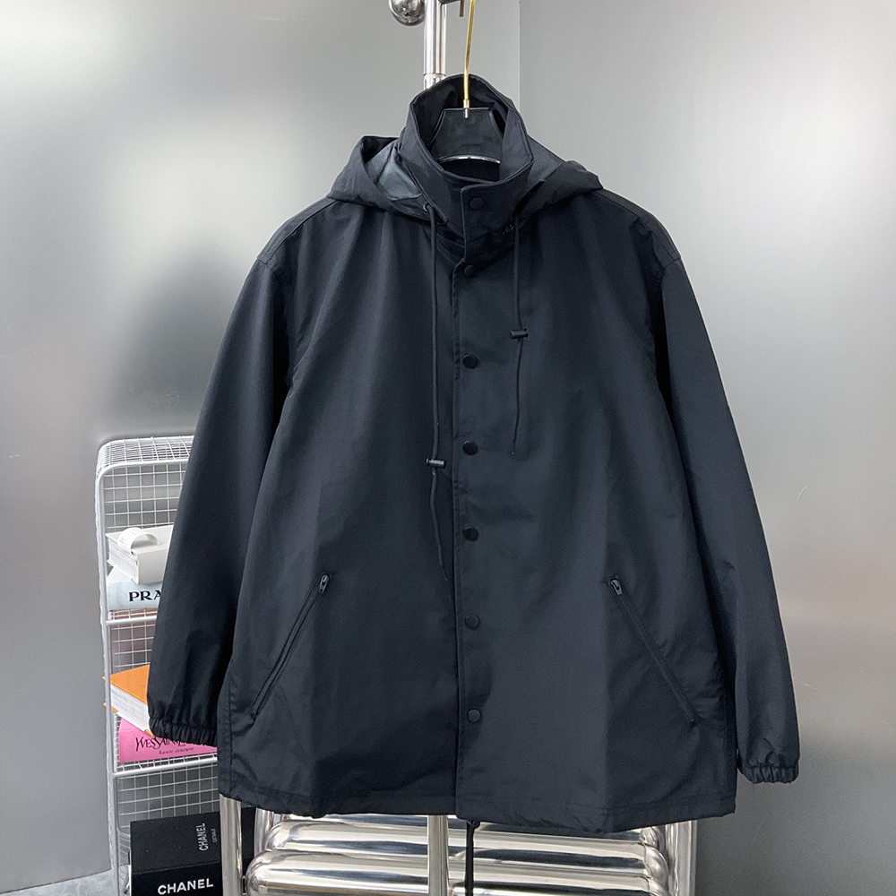 Letter Long Sleeved Pocket Jackets