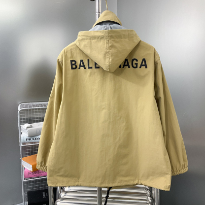 Letter Long Sleeved Pocket Jackets