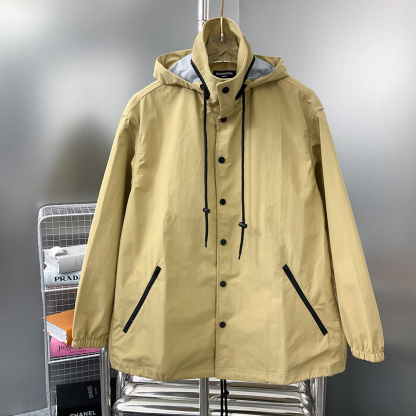 Letter Long Sleeved Pocket Jackets