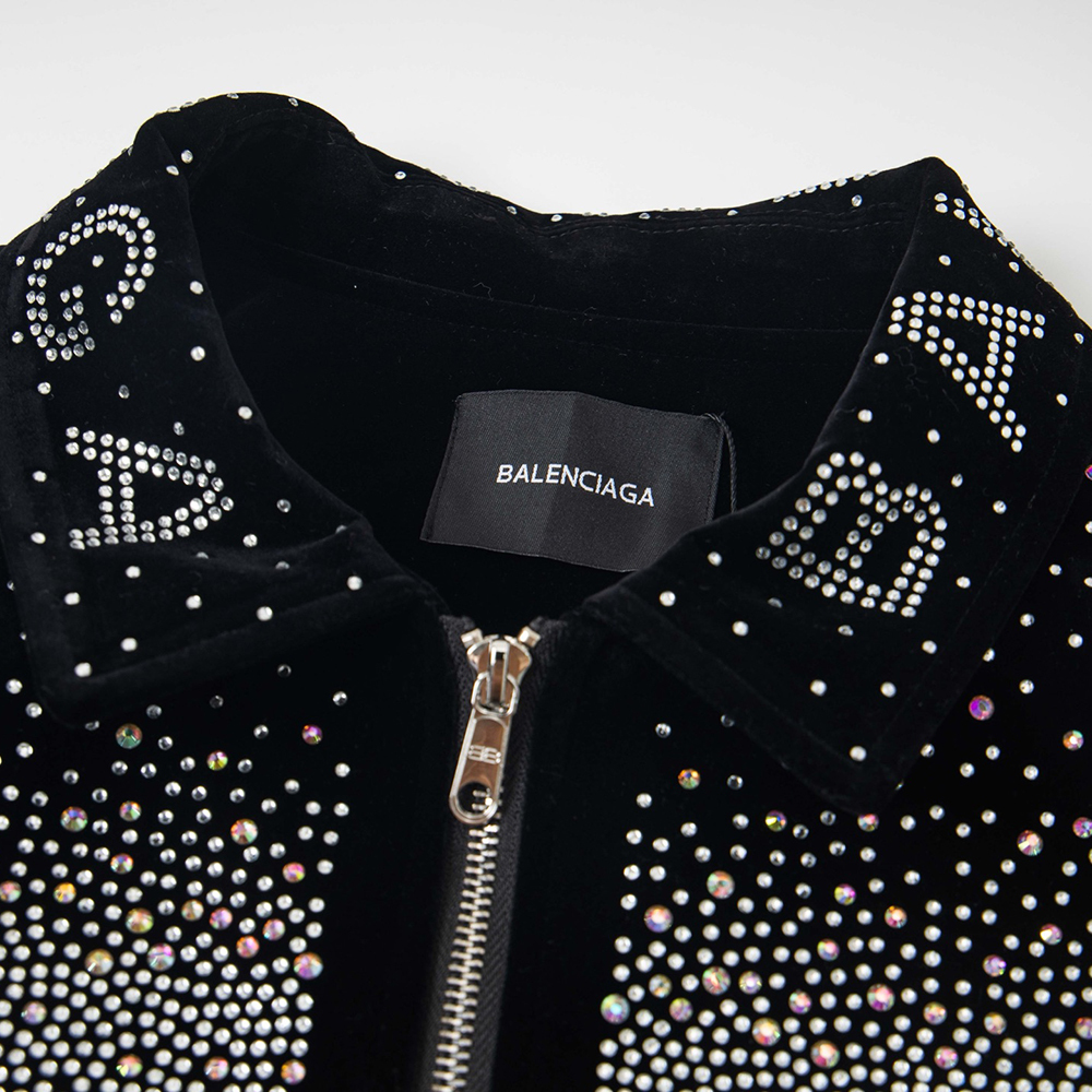 Classic Letters No.26 Hot Diamond Long Sleeved Jackets