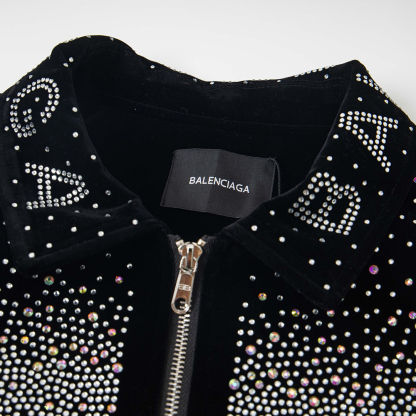 Classic Letters No.26 Hot Diamond Long Sleeved Jackets