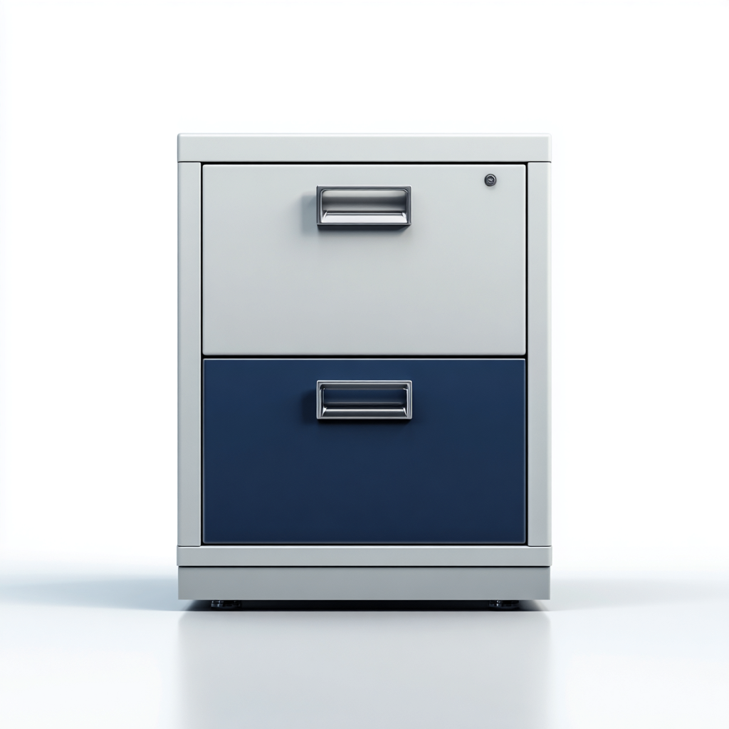 Armadio per ufficio metallo 46x50x68 cm bianco-blu design moderno-Airyora