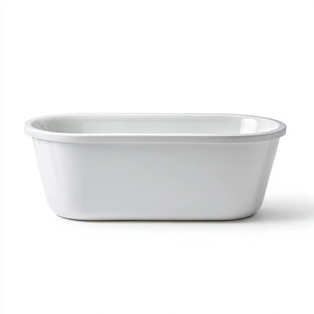 Vasca da bagno 150x70x55 cm - bianco - design moderno per bagno-Airyora