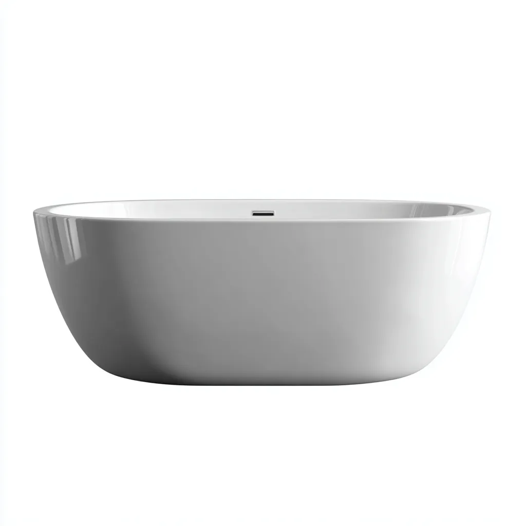 Vasca da bagno acrilico 170x80x58 cm - bianco - bagno - design moderno-Airyora