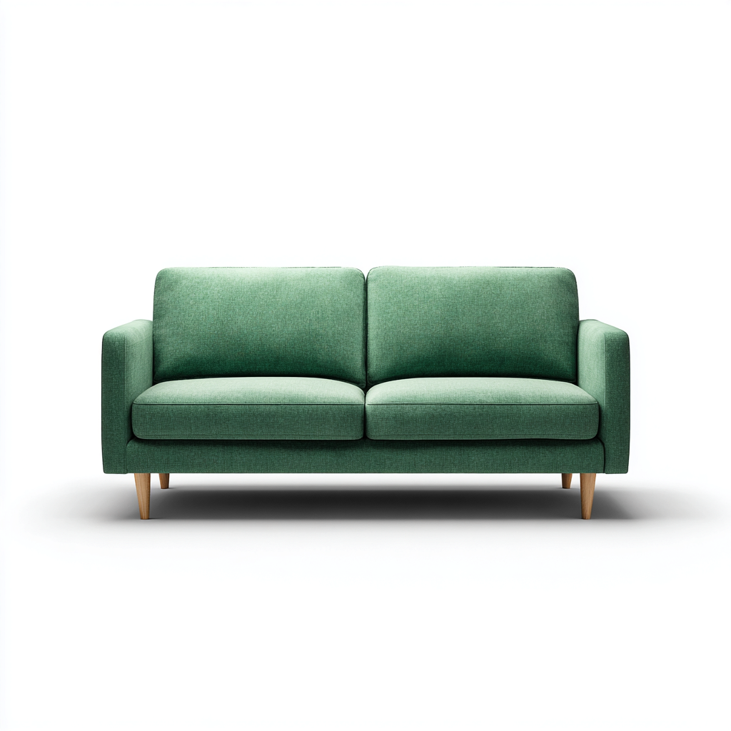 Divano a due posti in tessuto 175x82x78 cm - verde - design moderno adatto per soggiorno-Airyora