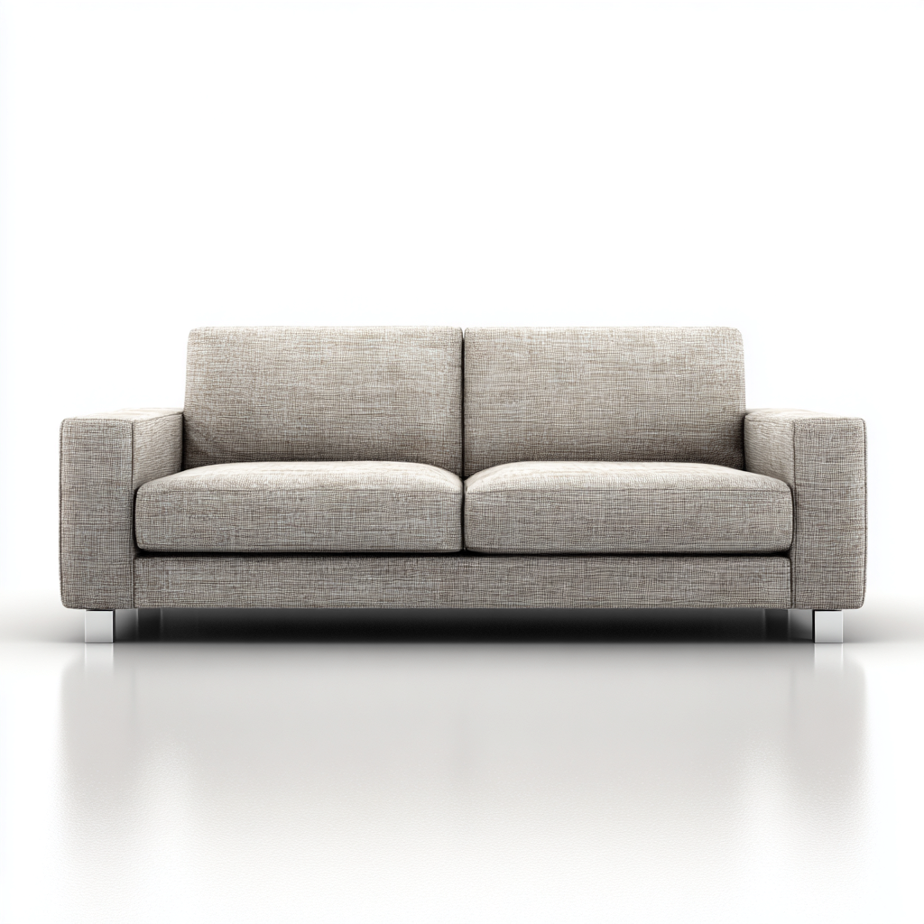 Divano a due posti tessuto 175x88x90 cm - beige - design contemporaneo-Airyora