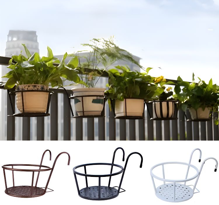 Wandmontierter Pflanzenständer