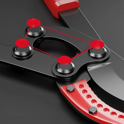 Teleskopische Astschere mit extra breiter Schneide