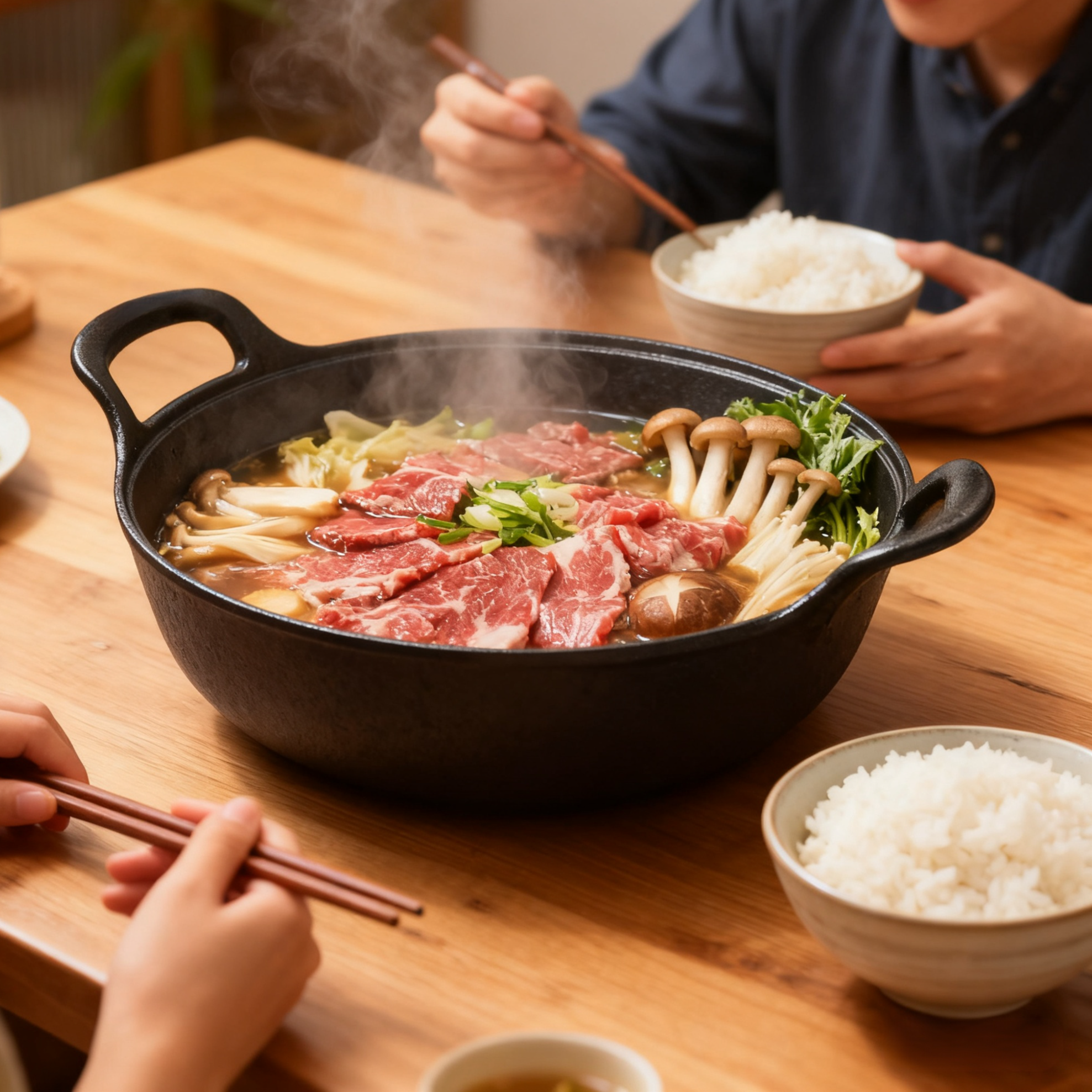 Haushalts-Suppentopf mit zwei Griffen