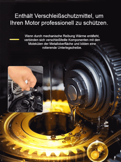 Motorschutzmittel gegen Verschleiß✨️Weniger Verbrauch. Mehr Kilometer. Gleiches Fahrgefühl. Subheadline: