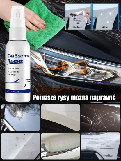 👨‍🔧Niemiecka Technologia:Zaawansowany technologicznie spray do naprawy zarysowań | Bezpieczne Usuwanie Rys Dla Wszystkich Kolorów✨