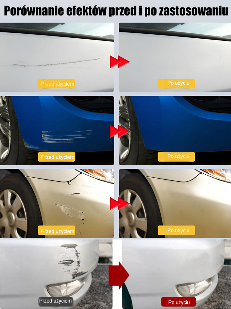 👨‍🔧Niemiecka Technologia:Zaawansowany technologicznie spray do naprawy zarysowań | Bezpieczne Usuwanie Rys Dla Wszystkich Kolorów✨