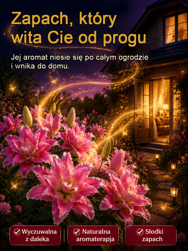 🌸Cebulki lilii plamistej o intensywnym zapachu do eleganckiego ogrodu| Intensywny Zapach i Zero Wysiłku  | Ogród Bez Stresu i Wieloletni Zachwyt| Niskie Wymagania, Maksymalny Efekt Wizualny (-50% OFF)🎁