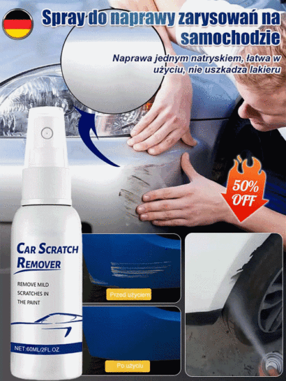 👨‍🔧Niemiecka Technologia:Zaawansowany technologicznie spray do naprawy zarysowań | Bezpieczne Usuwanie Rys Dla Wszystkich Kolorów✨