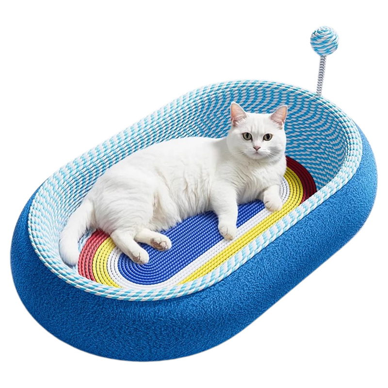 Katzenbett und Kratzbrett 2-in-1