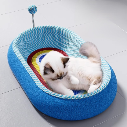 Katzenbett und Kratzbrett 2-in-1