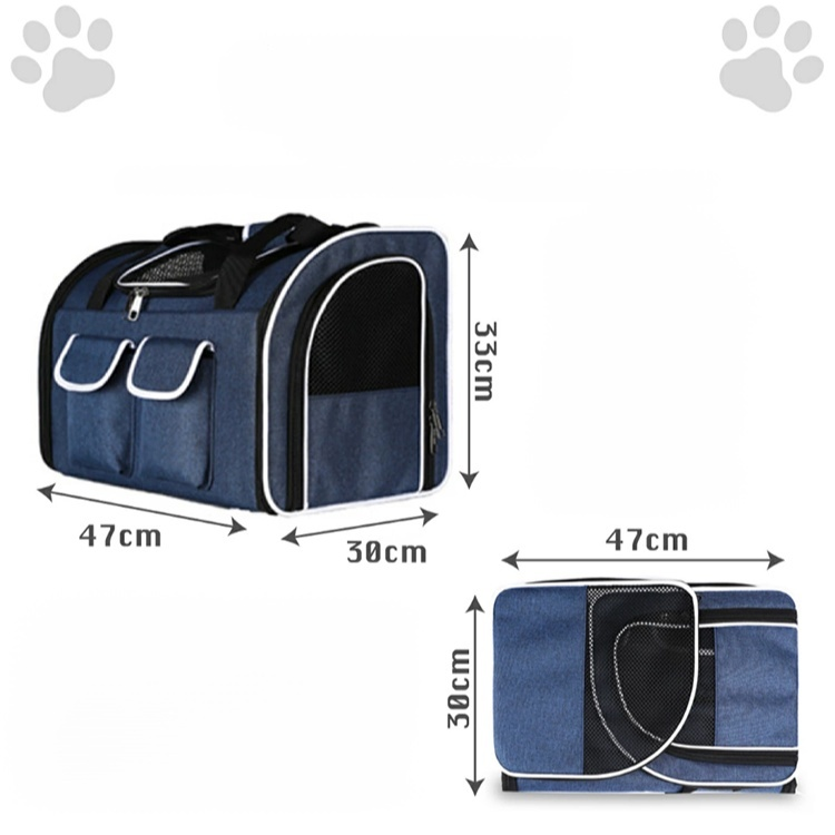 Faltbare große Reisetasche für Katzen