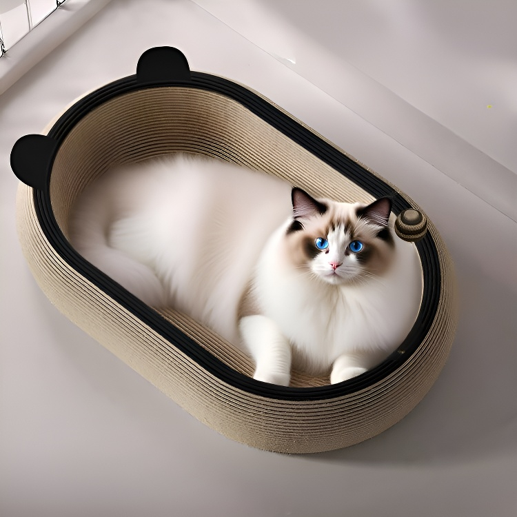 Katzenbett und Kratzbrett 2-in-1