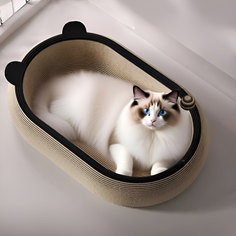 Katzenbett und Kratzbrett 2-in-1