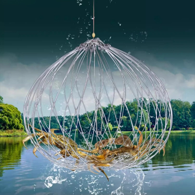 cage de pêche automatique pour crabes
