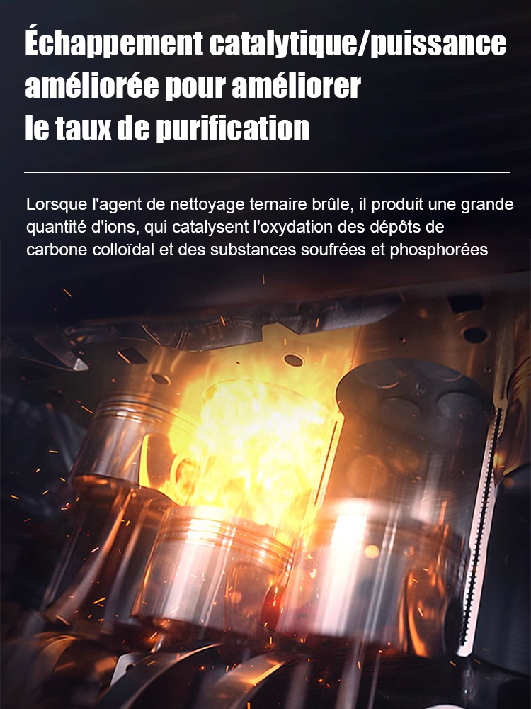 【Nettoyage de Carbone】Additif de Carburant 2 en 1