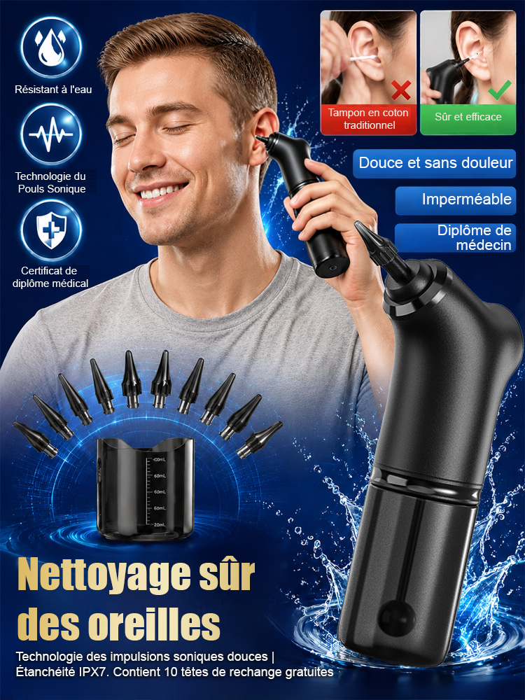 Kit d’aspirateur d’oreille électrique portable