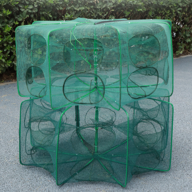 Cage de pêche pliable automatique