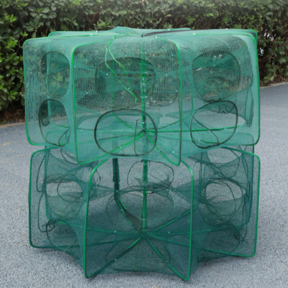 Cage de pêche pliable automatique