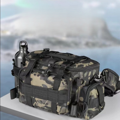 Sac de rangement multifonctionnel/étui pour canne à pêche