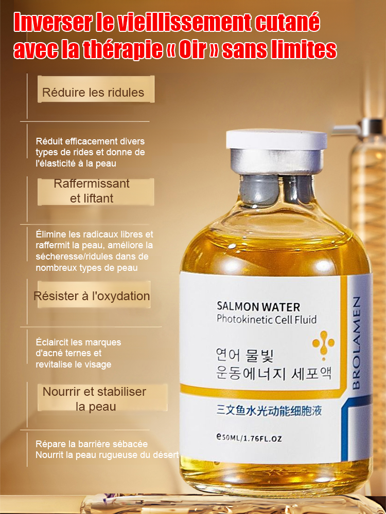 Sérum Anti-Rides Éclat au Saumon
