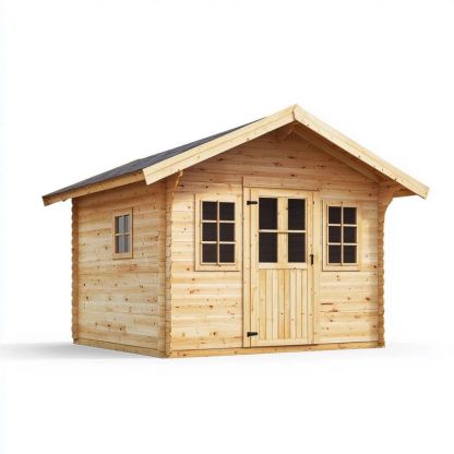 Abri de Jardin en Bois Multifonctionnel 3x4 m Naturel