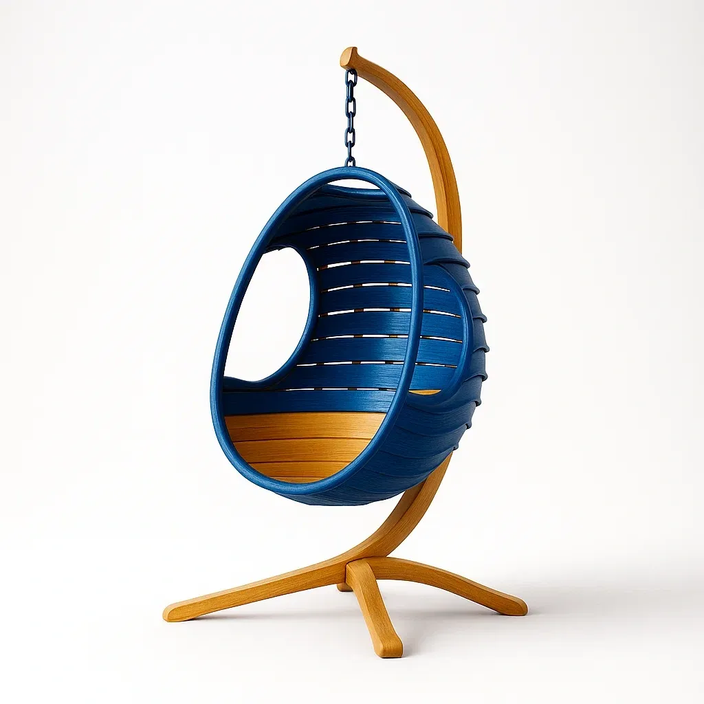 Sedia,Poltrona a uovo