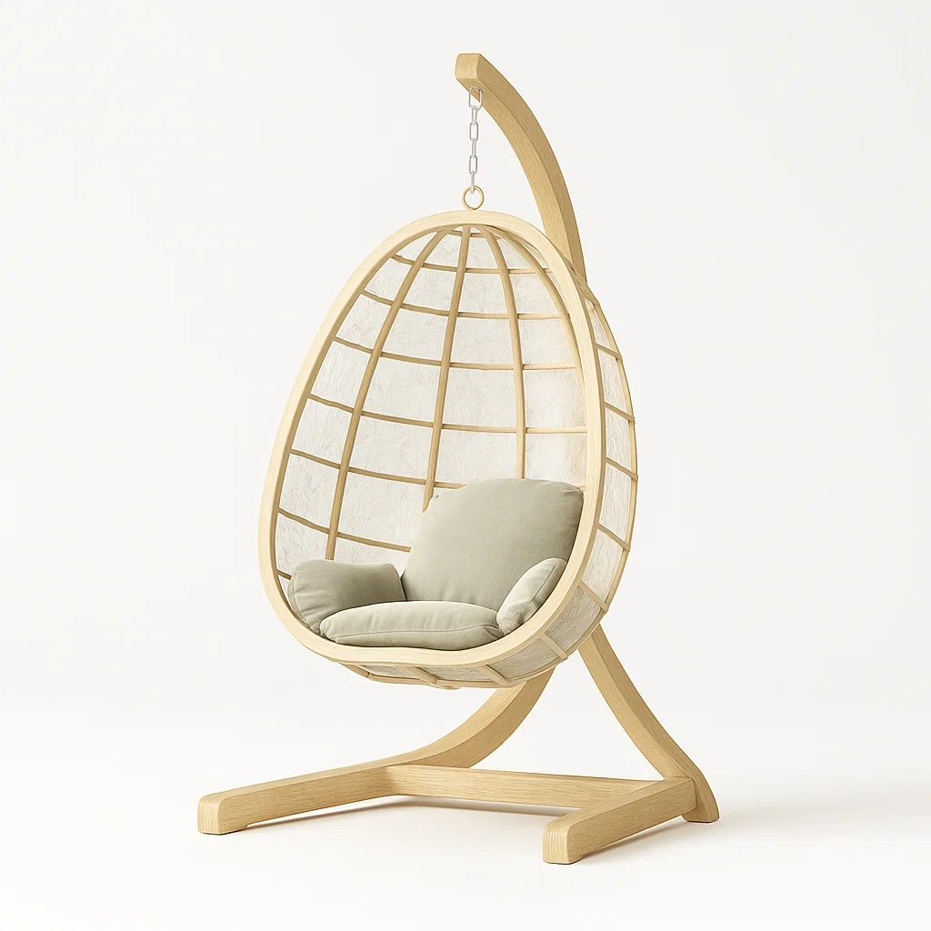 Sedia,Poltrona a uovo