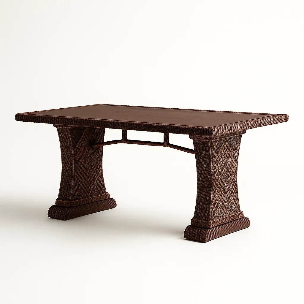 Tavolo,Tavolo in rattan