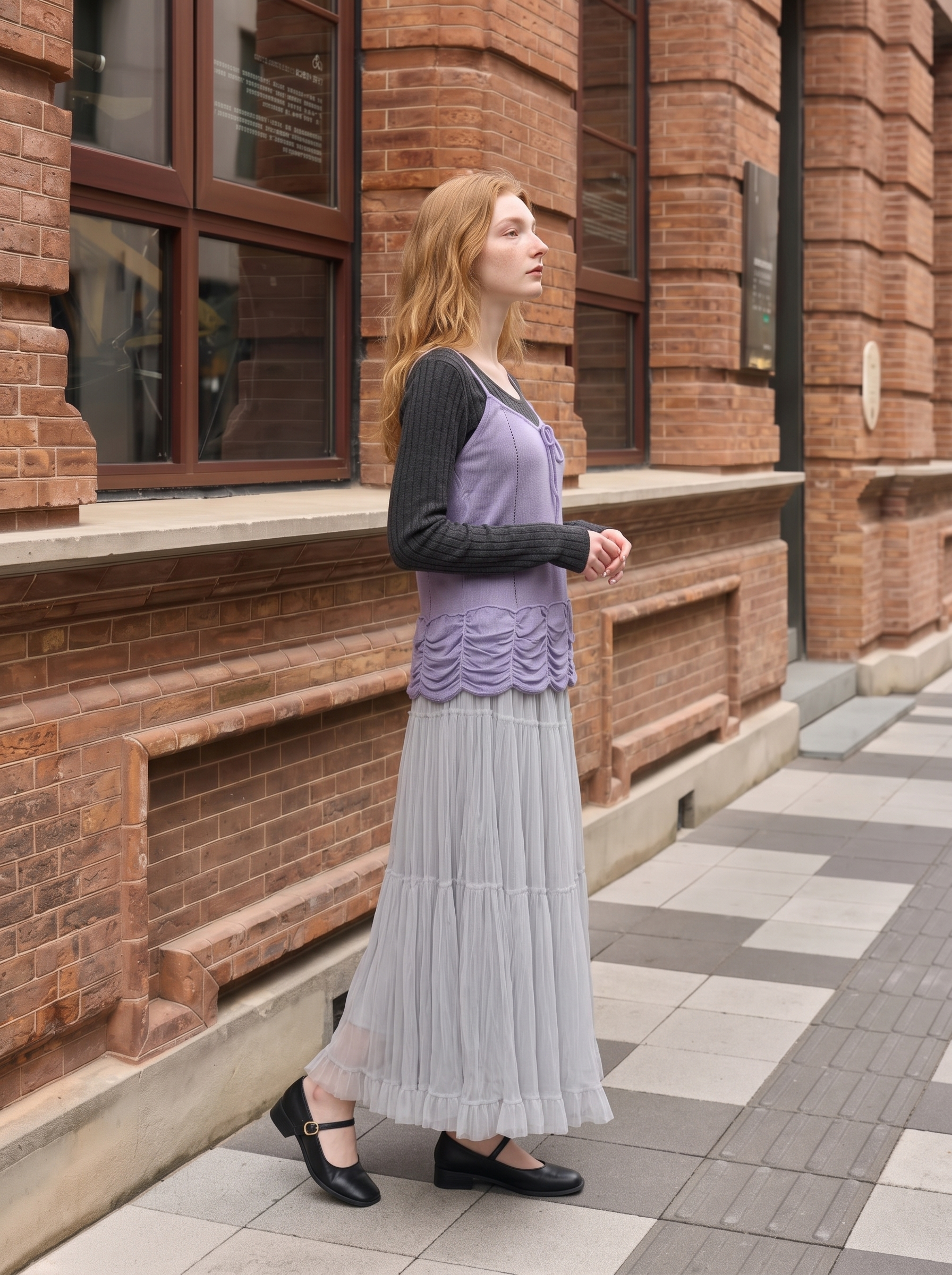 Relaxed-fit long-sleeve knit sweater-LYONSENS
