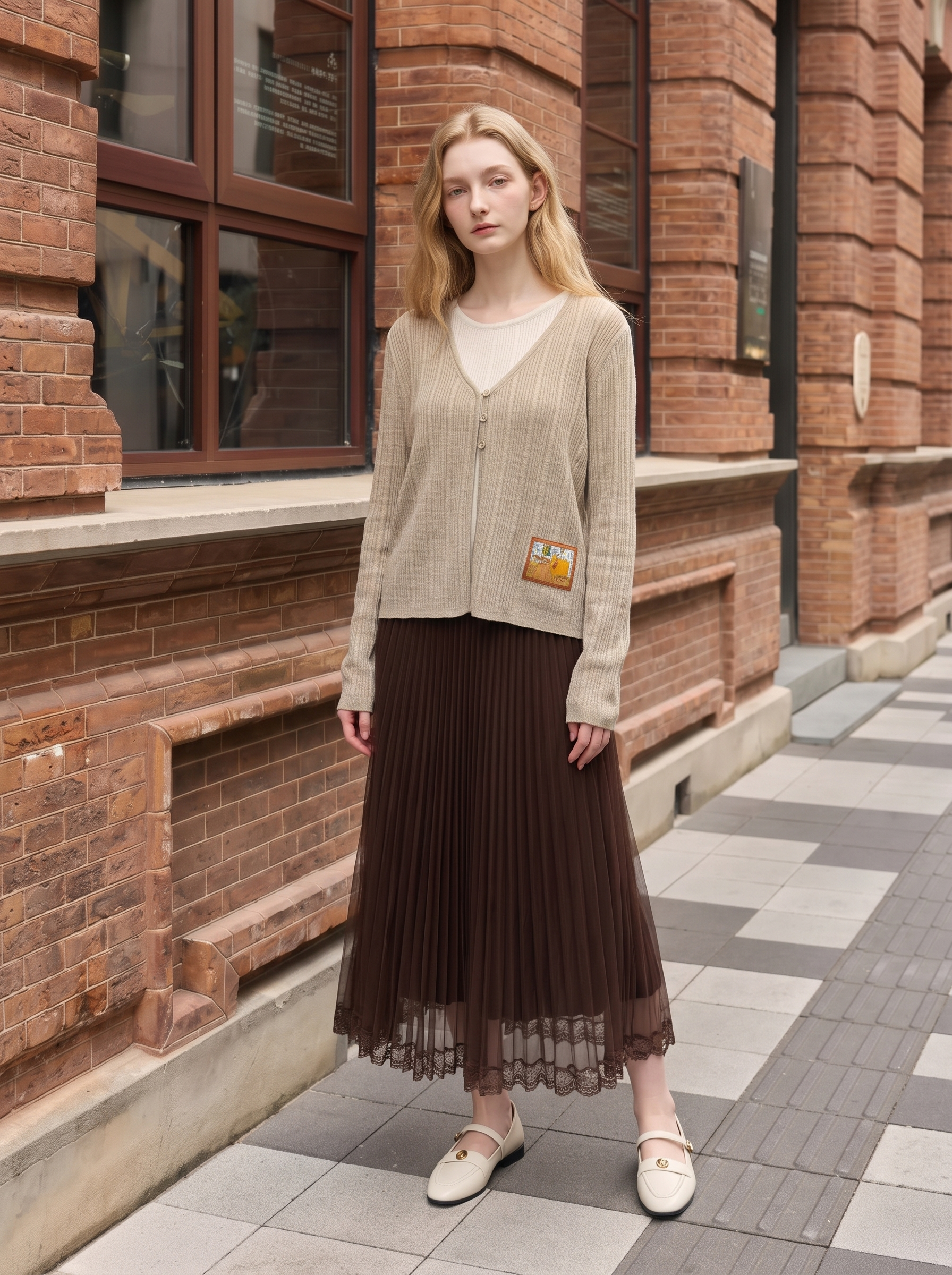 Relaxed-fit basic knit sweater-LYONSENS