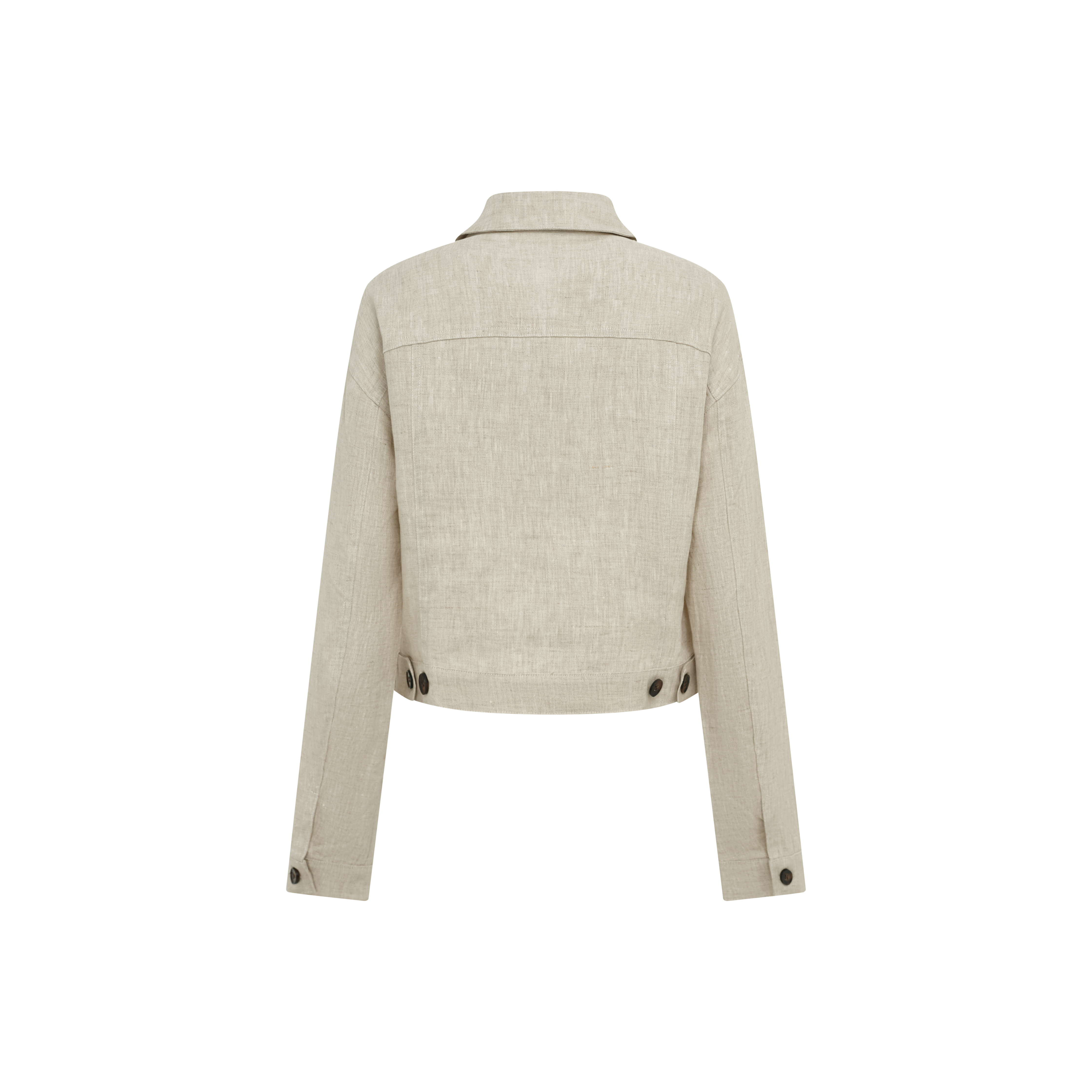 Cropped jacket with exquisite texture-LYONSENS