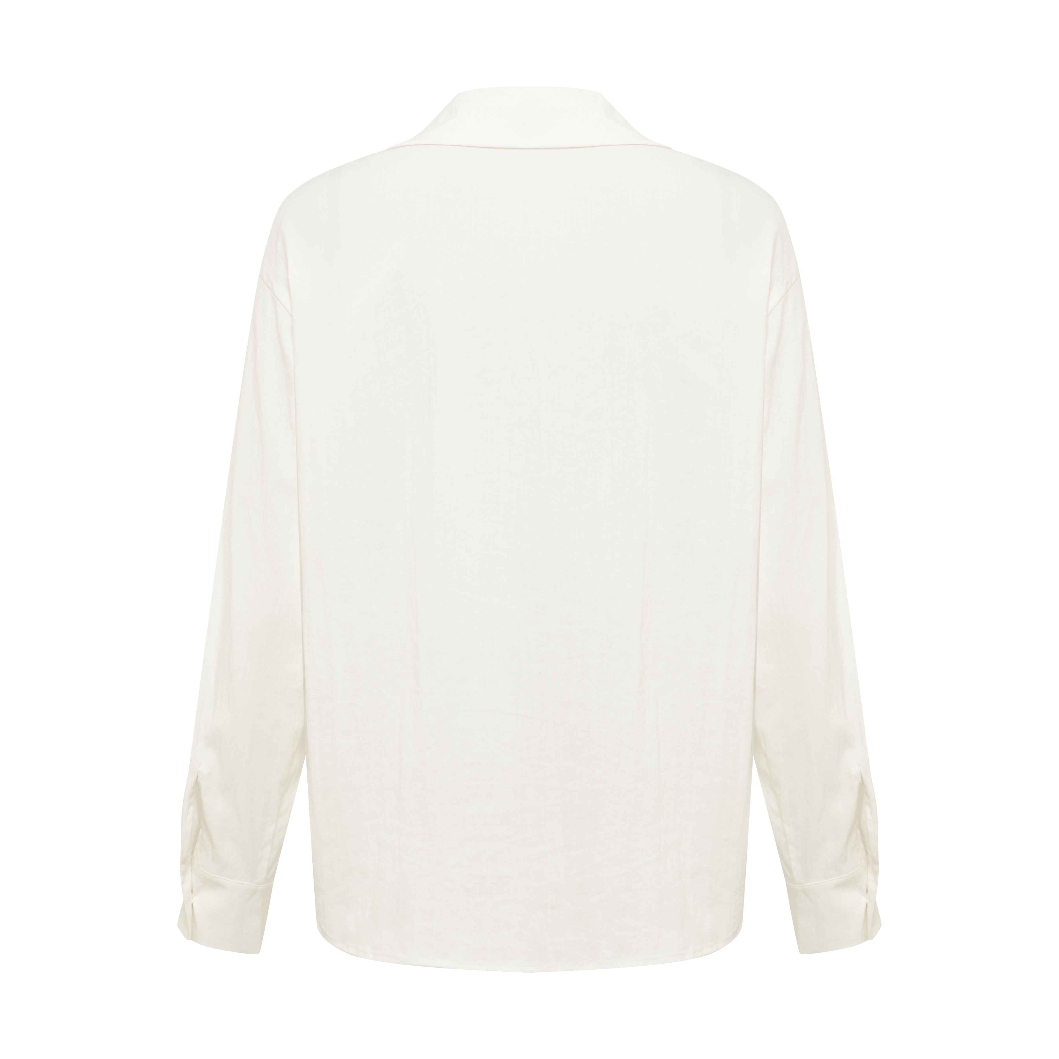 Flower-Decorated Cropped Shirt-LYONSENS