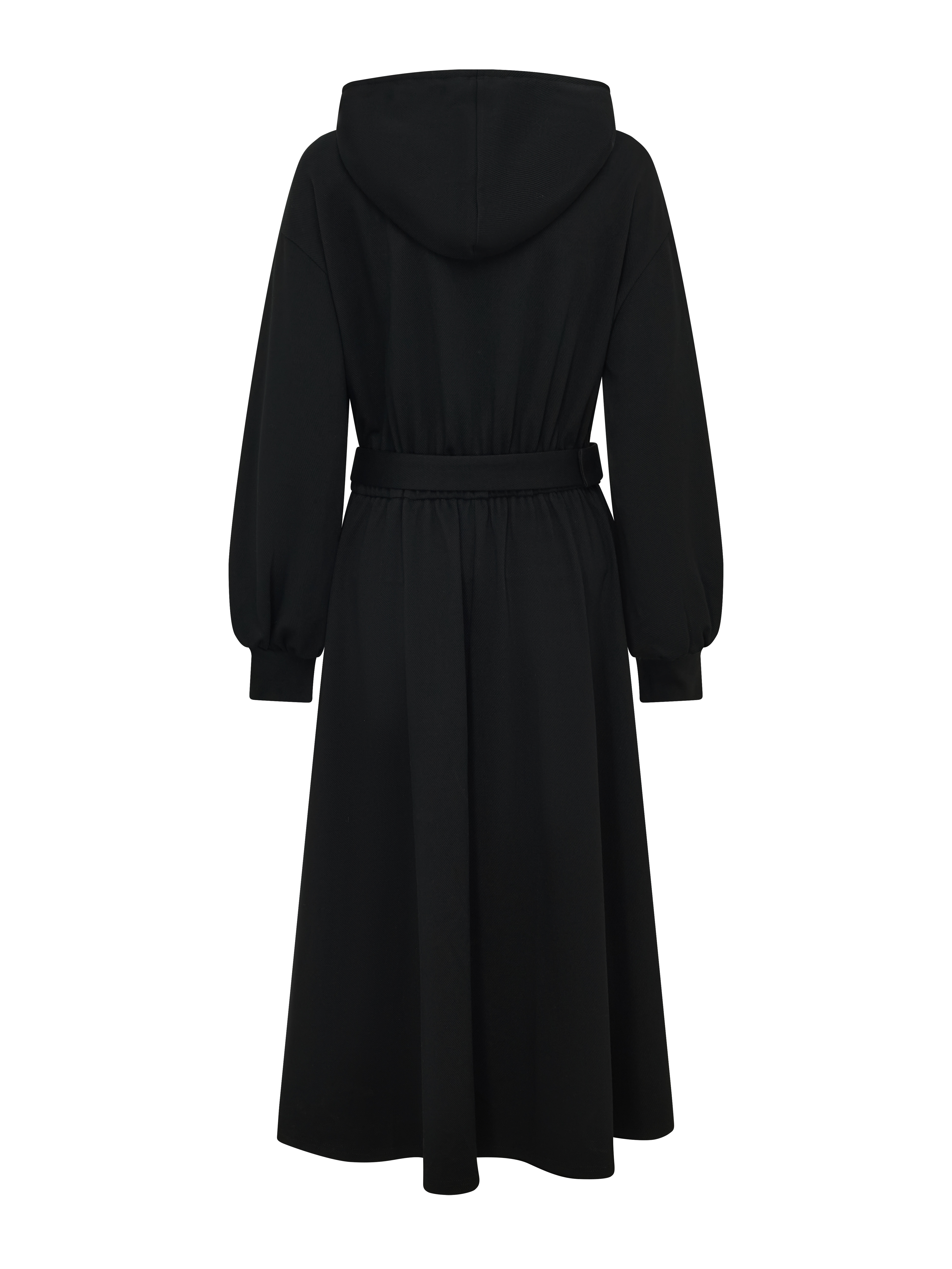 Sailor Collar Printed Waist-Defining Dress-LYONSENS