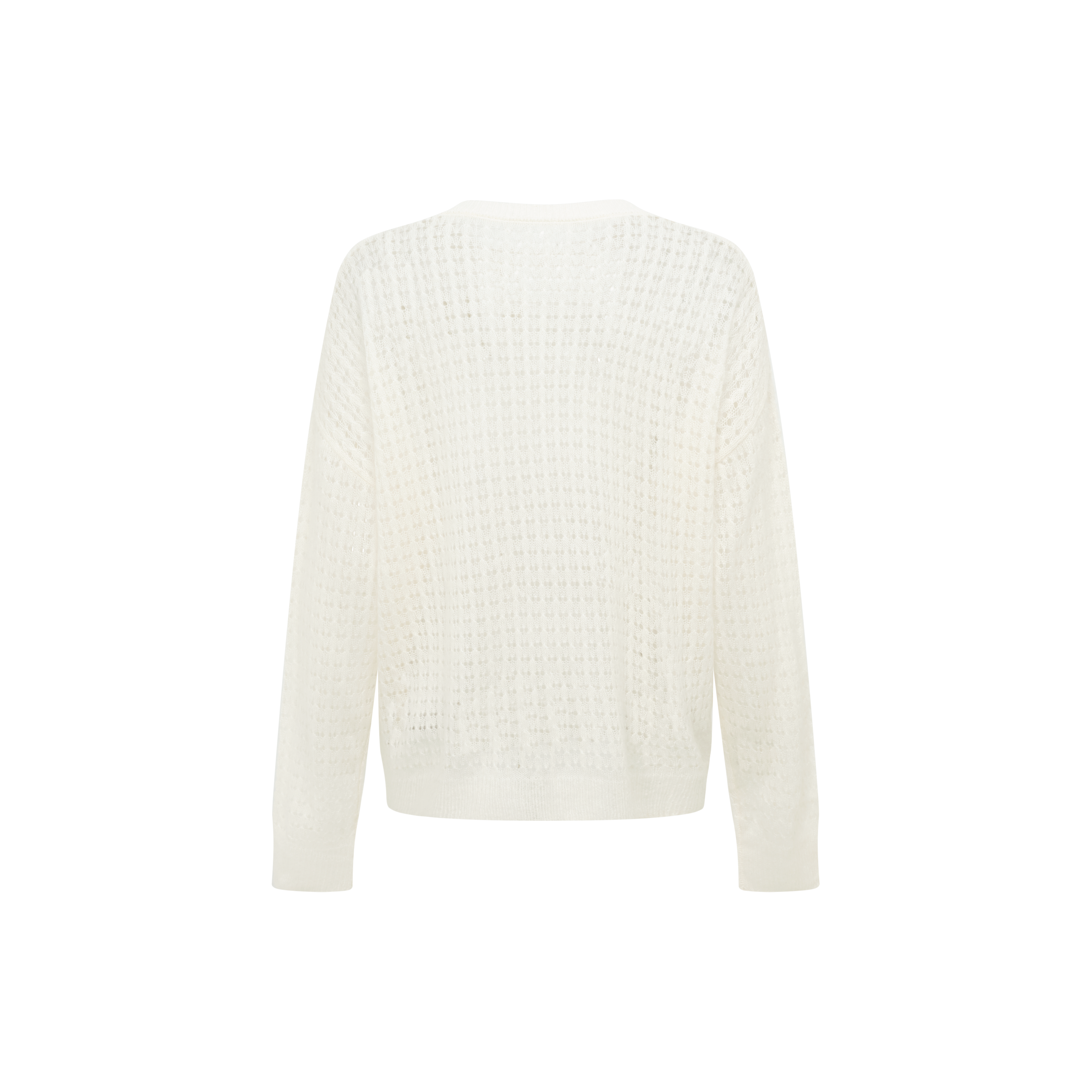 Loose-fit mesh knit sweater-LYONSENS