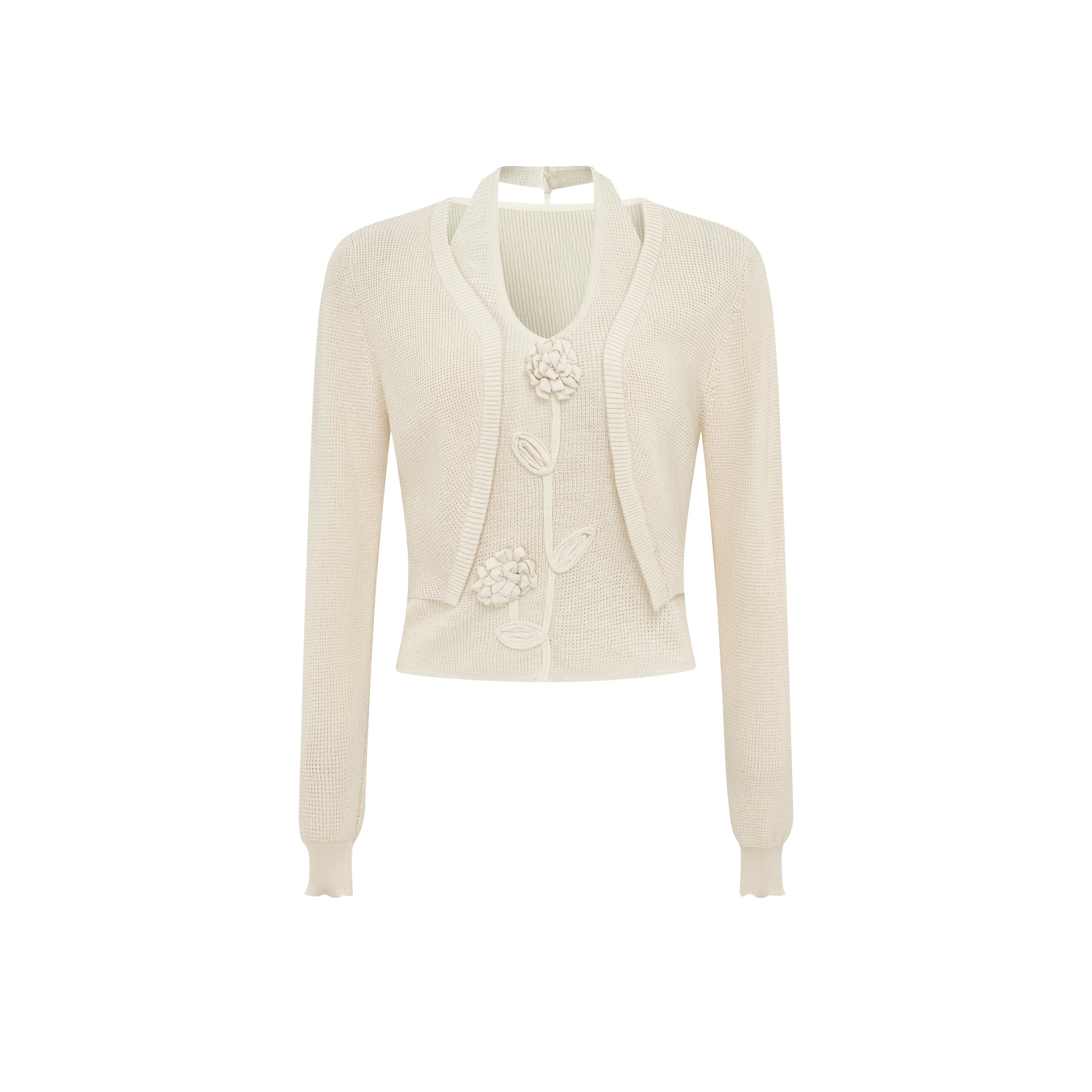 Minimalist fitted knit top-LYONSENS