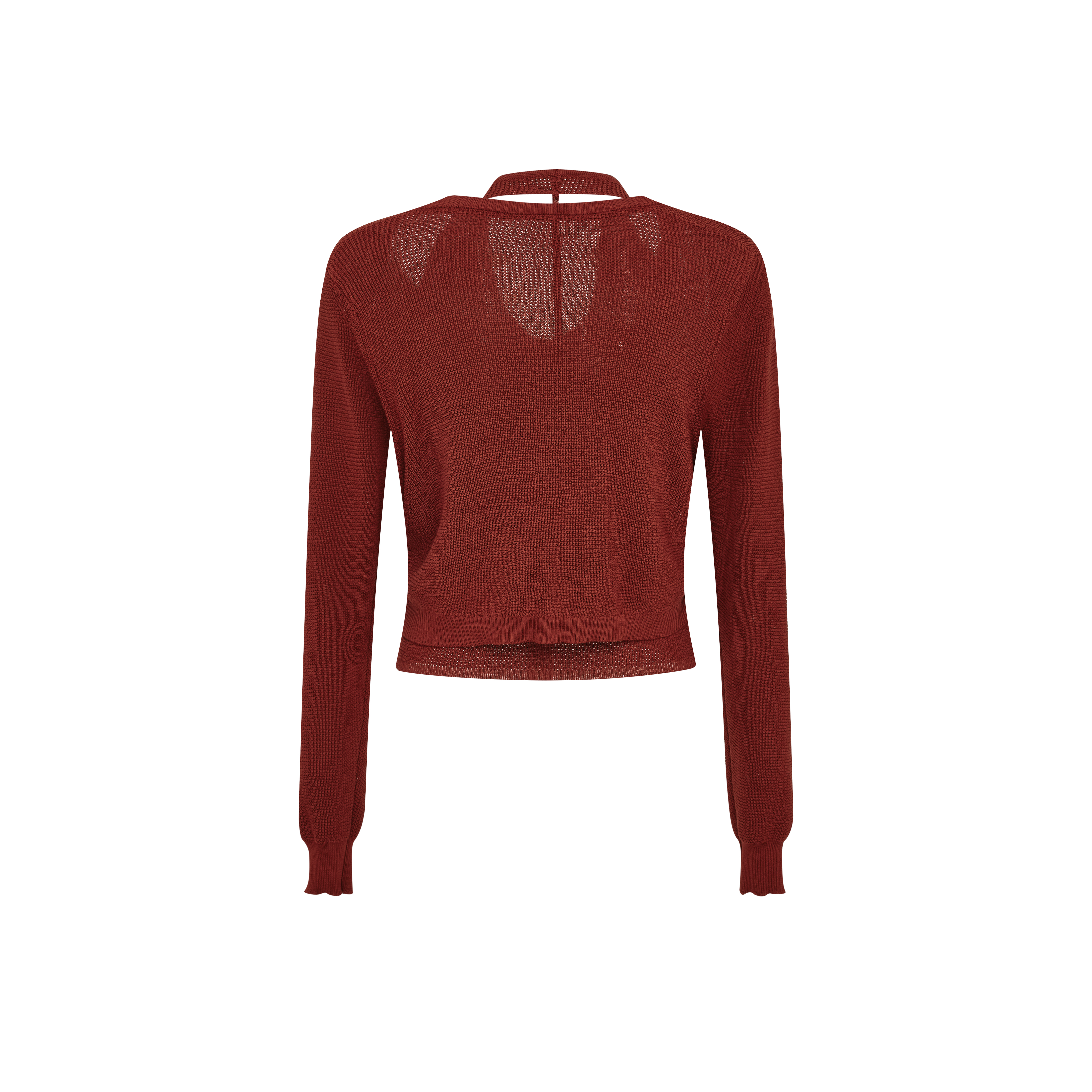 Minimalist fitted knit top-LYONSENS