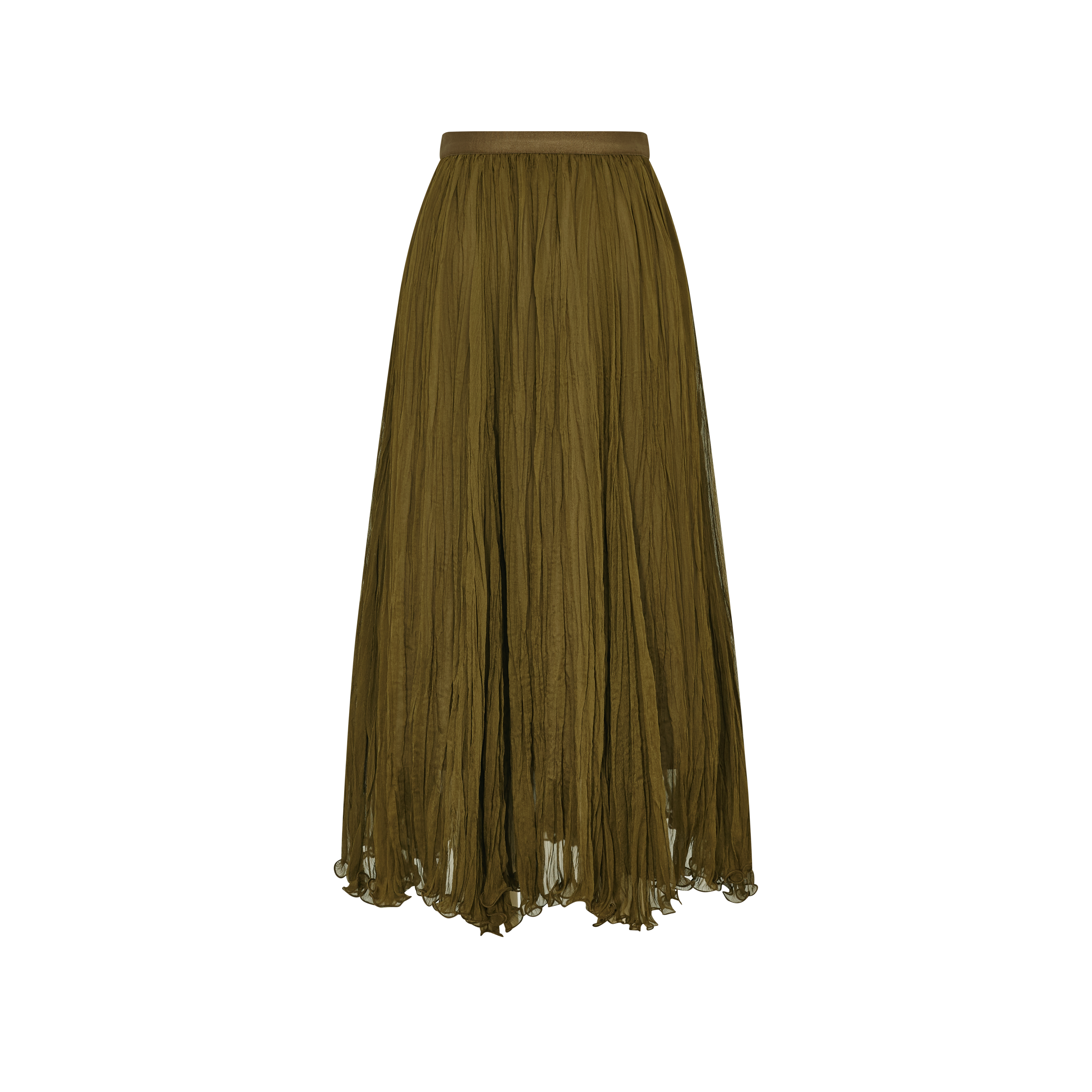 Vintage-style midi skirt with a fluid drape-LYONSENS