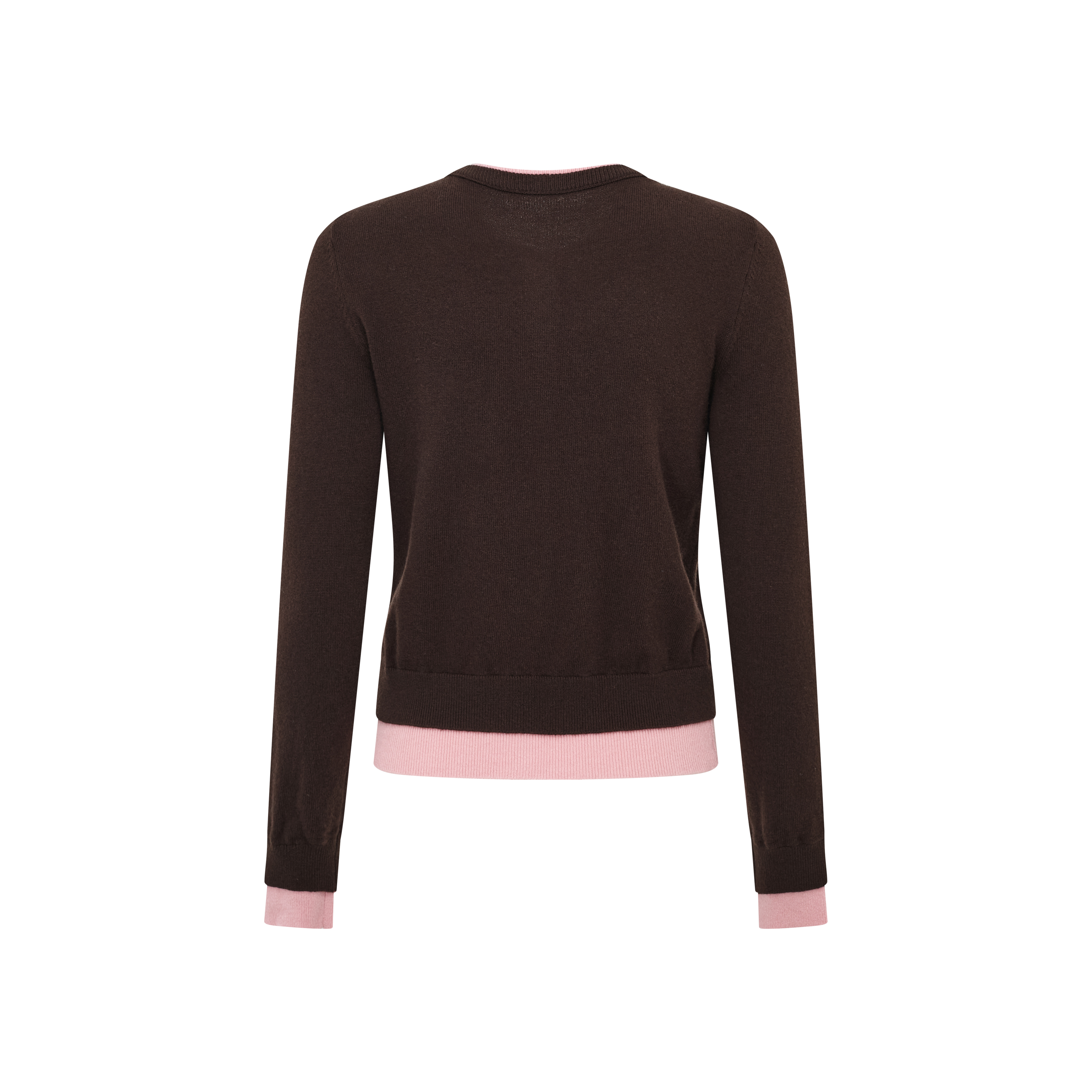 Minimalist cropped long-sleeve knit sweater-LYONSENS