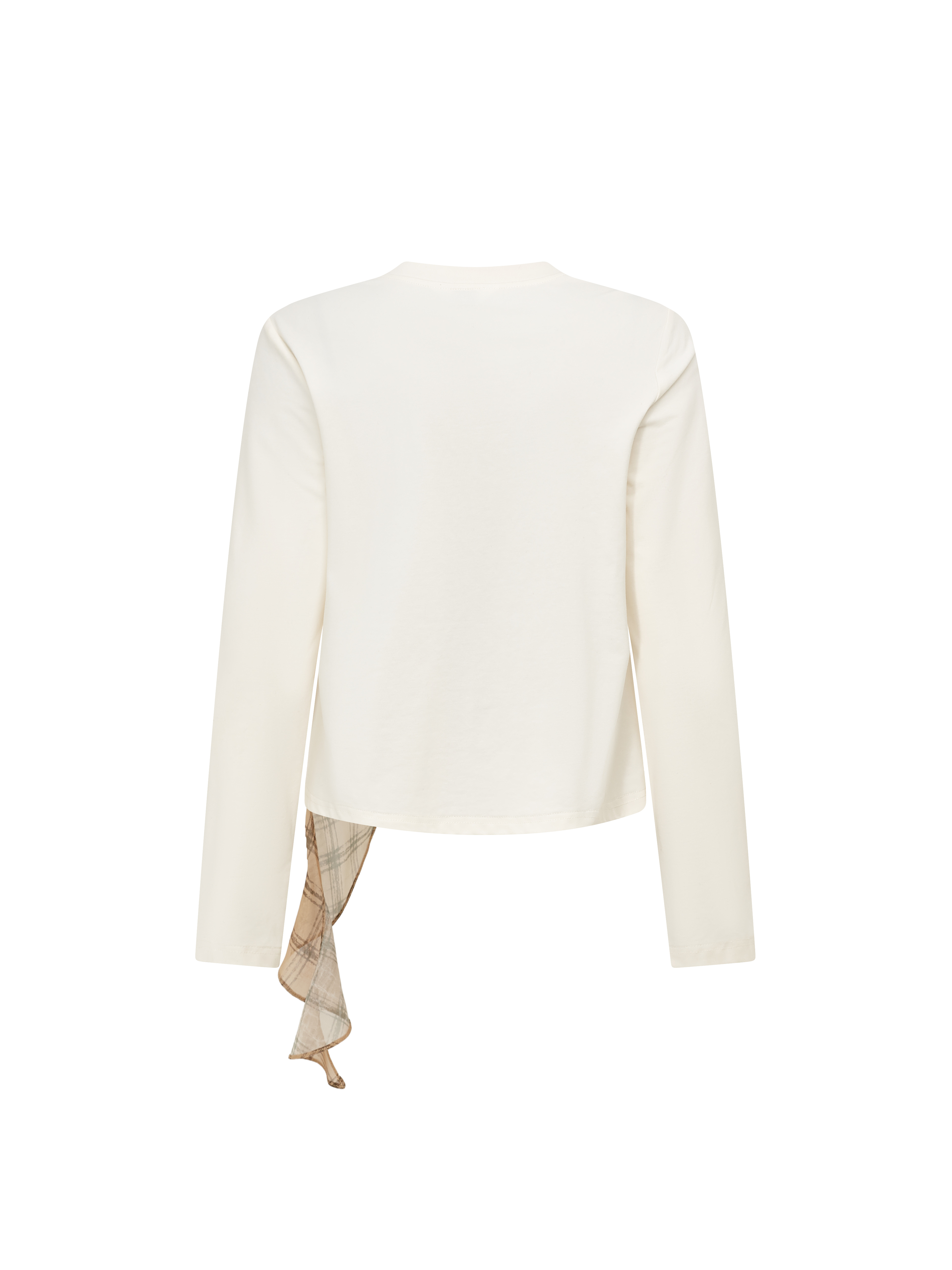 Floral Spaghetti Strap Layered Two-Piece Look Long Sleeve T-Shirt-LYONSENS